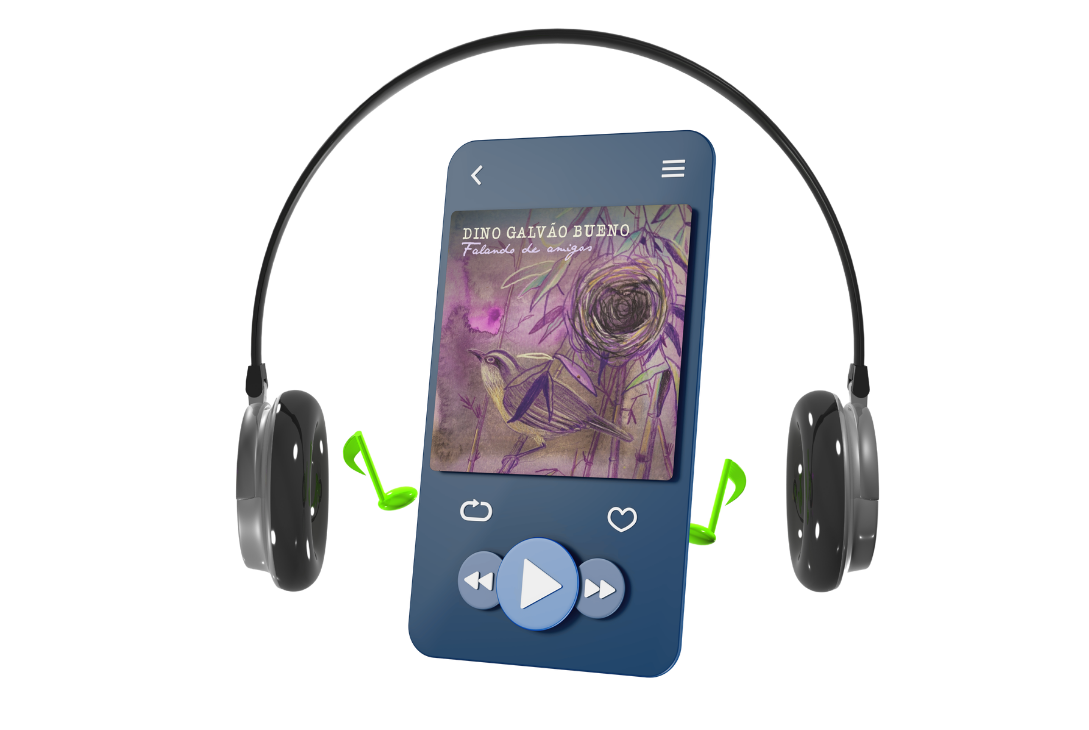 Mockup com capa do single.