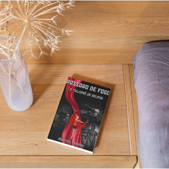 Mockup com capa do livro.