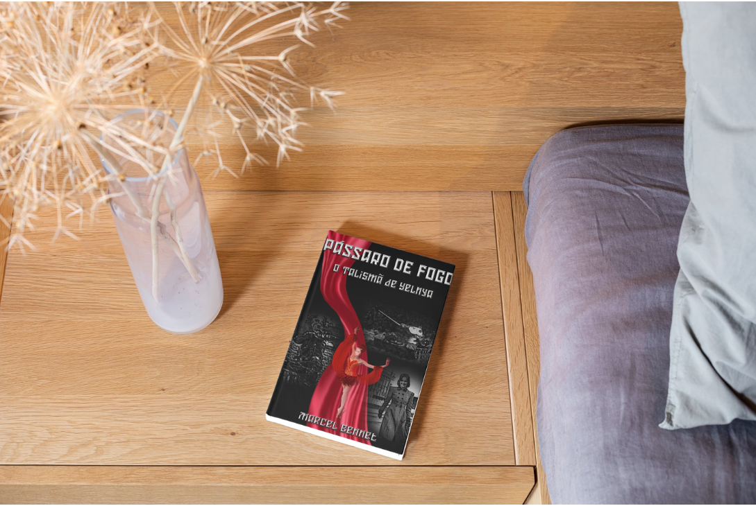 Mockup com capa do livro.